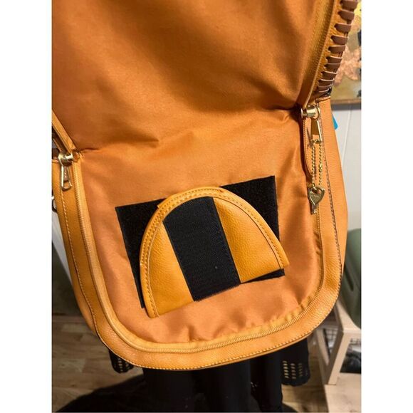 NWT Browning Locking Honey Brown Faux Leather Oakley Concealed Carry Cross body - Picture 6 of 15